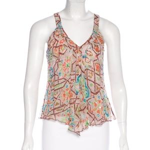 DVF Clementine Silk Top